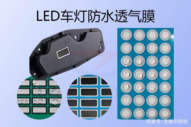 LED车灯防水透气膜贴片规格尺寸有哪些呢？