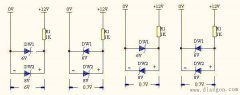 2个稳压二极管并联组成的电路