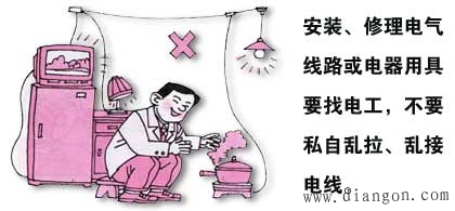 家庭安全用电事故的预防和救护