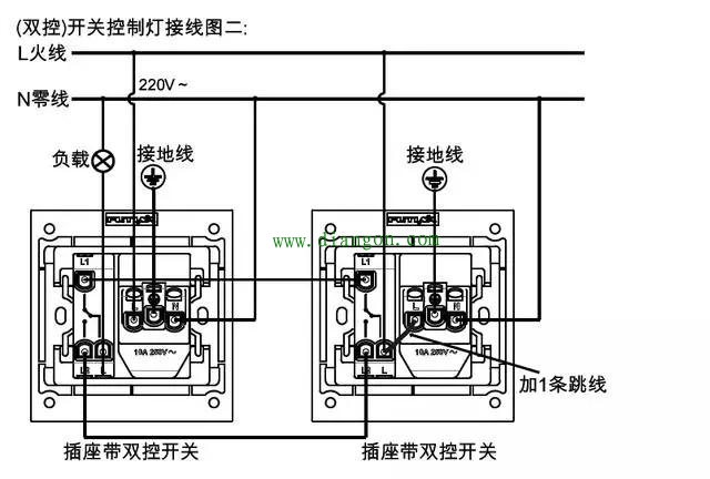 带开关的五孔插座应该怎么接线？带开关5孔插座接线图解