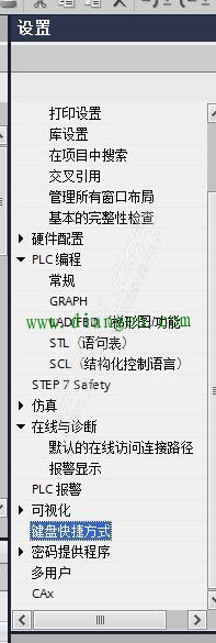 博图的键盘快捷方式
