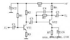 双管阻容耦合放大器及电路故障分析