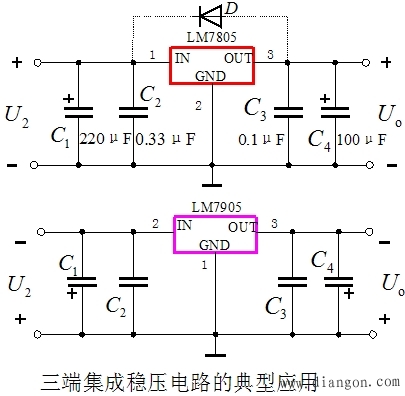 集成稳压器（三端稳压器）