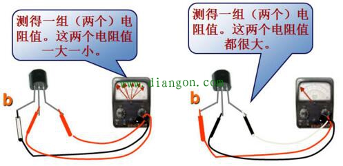 用万用表测量三极管管型的方法