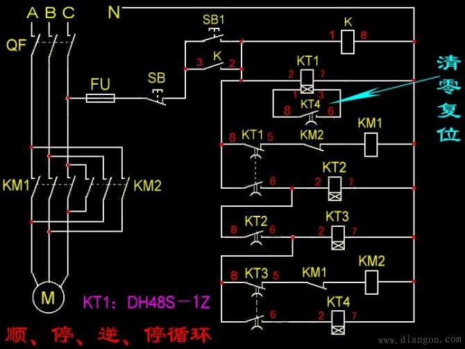 电动机接线图 电动机接线图