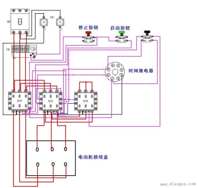 电动机接线图 电动机接线图