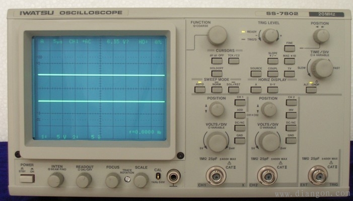 示波器的使用方法图解