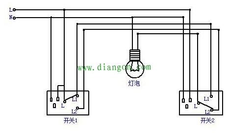 家装电工不得不看:双控三控以及多控开关的接线方法图解