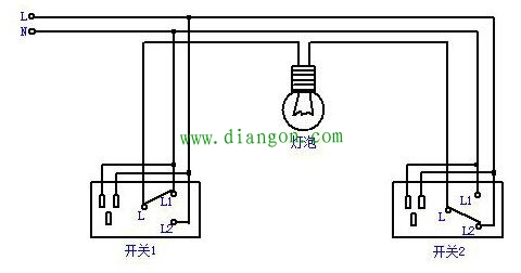 家装电工不得不看:双控三控以及多控开关的接线方法图解