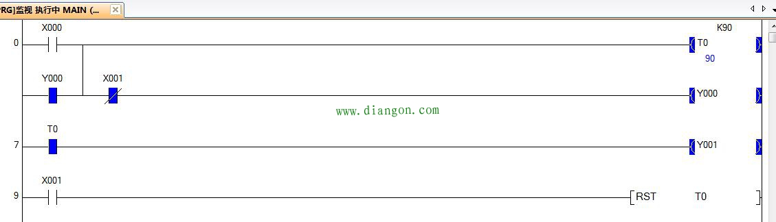 电脑怎么在线监控PLC的程序执行