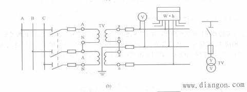 电压互感器接线图