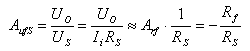 深度负反馈放大电路的近似计算 深度负反馈放大电路的近似计算