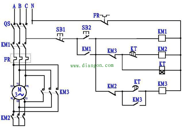 看不懂电动机星三角降压启动电路图？4张图让你彻底搞清楚