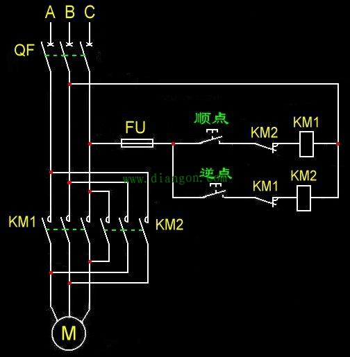 交流接触器自锁和互锁