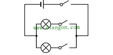 串并联电路的识别方法图解 串并联电路的识别方法图解