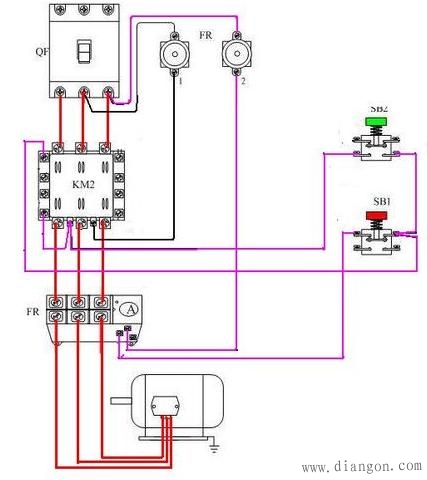 自锁电路和自锁电路接线图