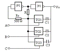 CMOS传输门（CC4016）的功能及应用