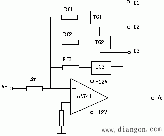 CMOS传输门（CC4016）的功能及应用