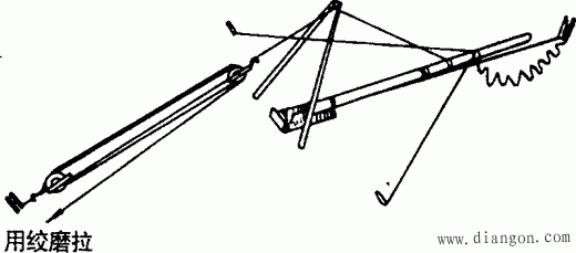 外线电工常用架线工具和立杆方法