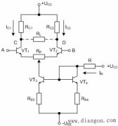具有恒流源差分放大电路图