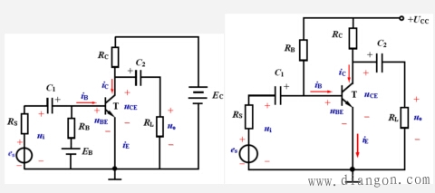 共发射极基本放大电路组成和各元件作用