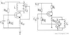 两个电容三点式的振荡电路图