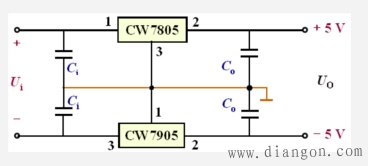 集成稳压器的典型应用电路
