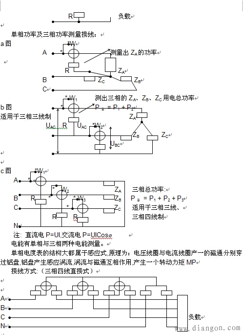 电功率的测量方法