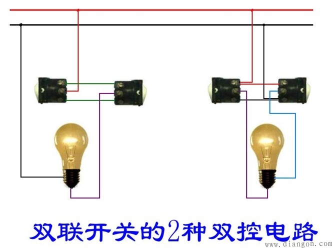 电工最常见电路_电工常见电路接线图_电工最常见电路的实物接线图集