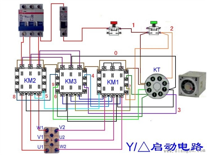 电工最常见电路_电工常见电路接线图_电工最常见电路的实物接线图集