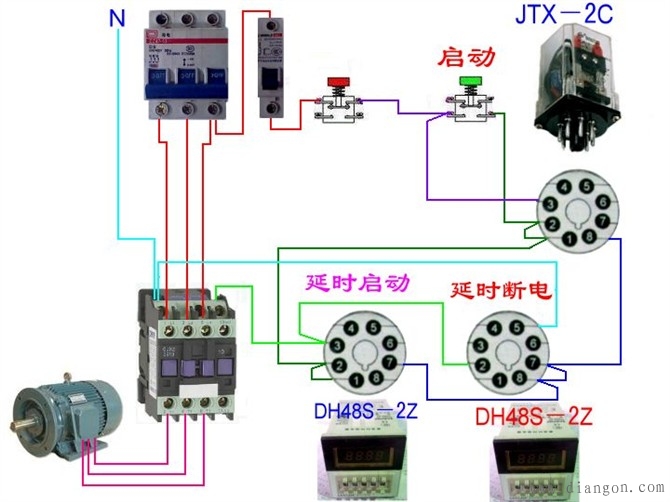 电工最常见电路_电工常见电路接线图_电工最常见电路的实物接线图集