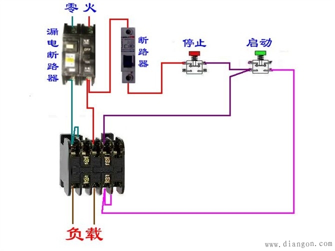 电工最常见电路_电工常见电路接线图_电工最常见电路的实物接线图集