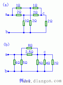 电阻的星形、三角形连接及其等效转换