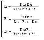 电阻的星形、三角形连接及其等效转换