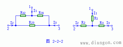 电阻的星形、三角形连接及其等效转换
