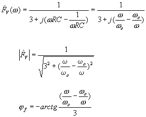 RC振荡器电路RC串并联网络的选频特性