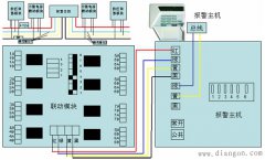 输出继电器与入侵报警主机接口接线图解