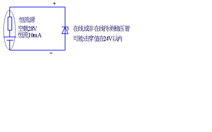 稳压二极管的测试方法