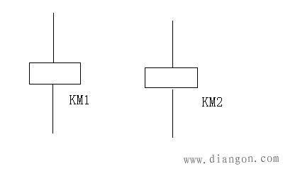 接触器在电路图中的电器符号