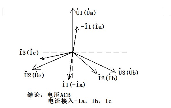 低压三相四线制错误接线分析判定方法