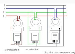 三相电表接线图_三相四线电表接线图
