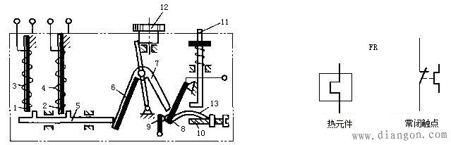 热继电器原理图与符号