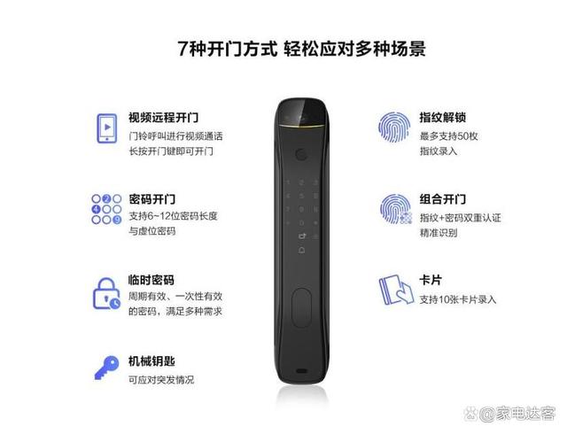 享受智能生活，乐橙视频锁V7用科技带来极致体验