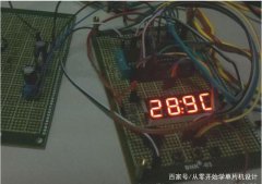 51单片机控制的DS18B20温度测量报警系统(可设置范围)