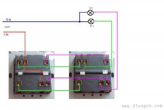 双开双控开关接线图解
