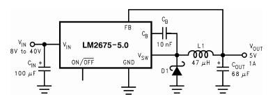 LM2675MX-3.3/NOPB正品DC电源芯片技术参数应用图产品框图信息