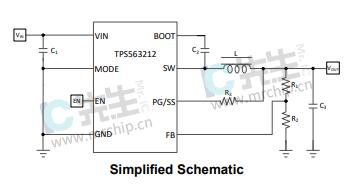 TPS563212DRLR电源芯片功能介绍示意图引脚图产品手册