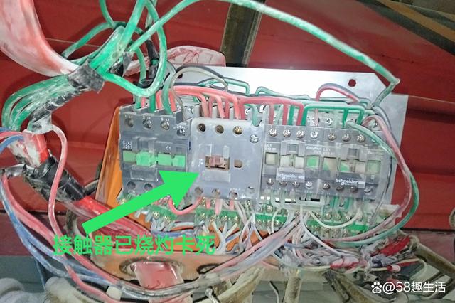 按天车遥控电控箱嗡嗡响电机不动作的维修