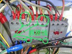 交流接触器延时断开和多点控制电路图接线图