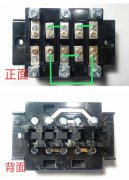 单相电机倒顺开关如何接线原理图以及实物图